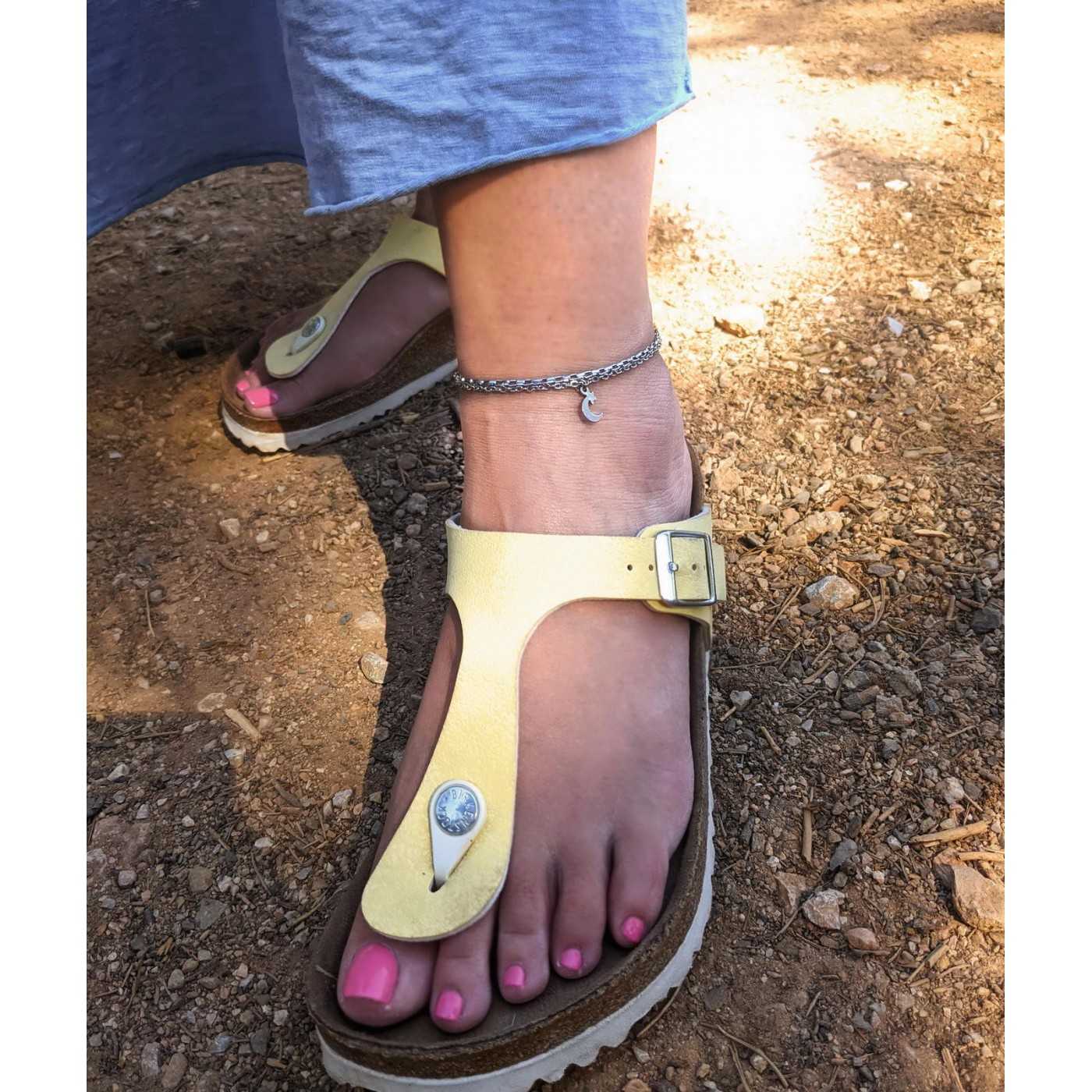 Αλυσίδα ποδιού Toolittle – Αλυσίδα ποδιού ατσάλι Silver Staybright